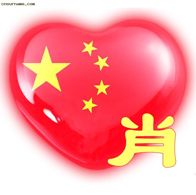 百家姓中国心、我的中国心、红心、QQ头像、爱国心定制（姓氏定做）