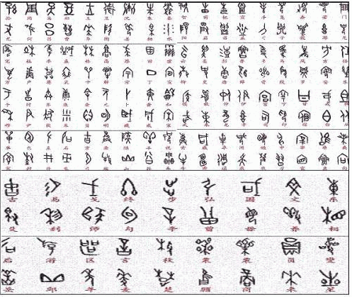 甲骨文&nbsp;&nbsp;百家姓