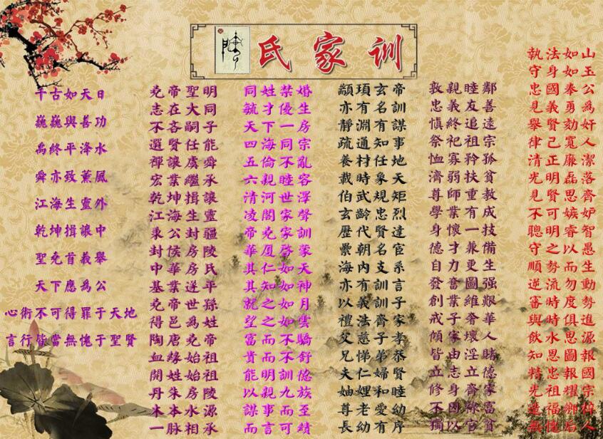 【家训】山东省郓城县房家集长支 房氏家训：房氏字辈辑录.jpg