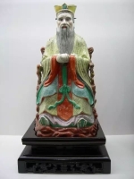 文化资料：清 焦秉贞《孔子圣迹图》 孔氏后裔、画家孔维克所绘《杏坛讲学》 日本 阿部正伦《孔子（文化资料）.jpg