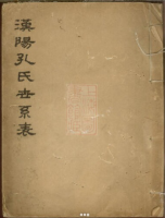 汉阳孔氏世系表不分卷（湖北省武汉市）（谱牒资料）.png
