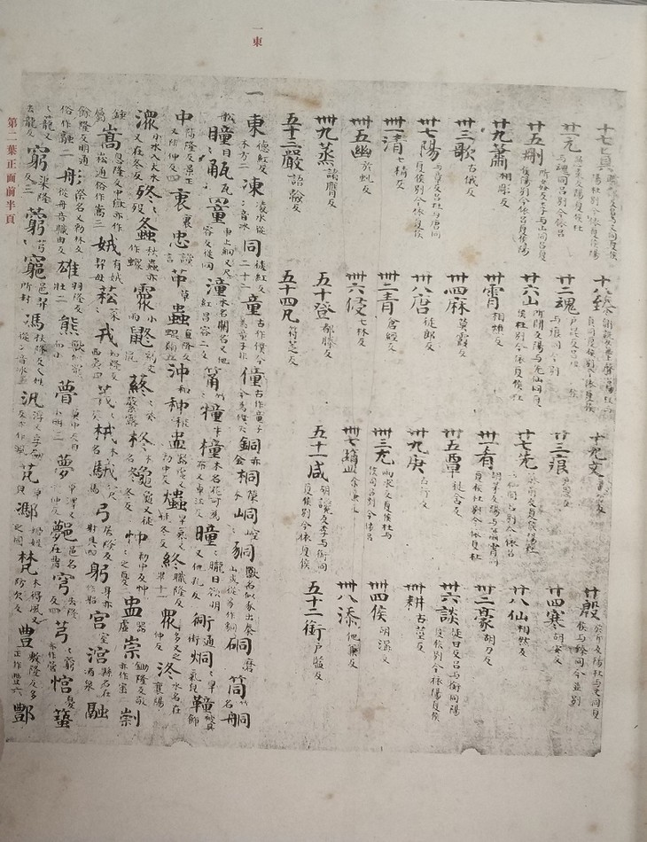 唐写本王仁昫刊谬补缺切韵 (影印本) 唐吴彩鸾书唐韵（文献整理）.jpg