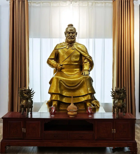 中国张氏“箭祖挥公”雕像落户京西古道九龙山（宗亲纪事）.png