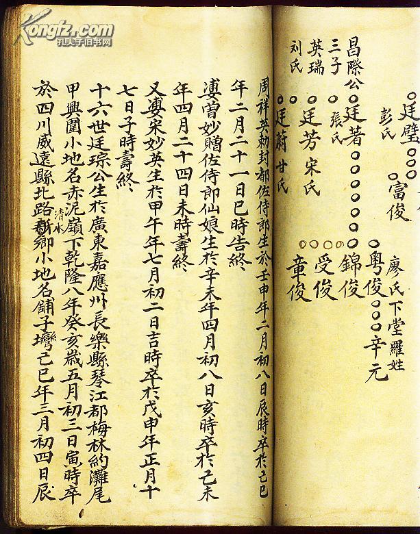 威远县发现：始祖仁德公------16世廷琮公直系家谱（谱牒资料）.jpg