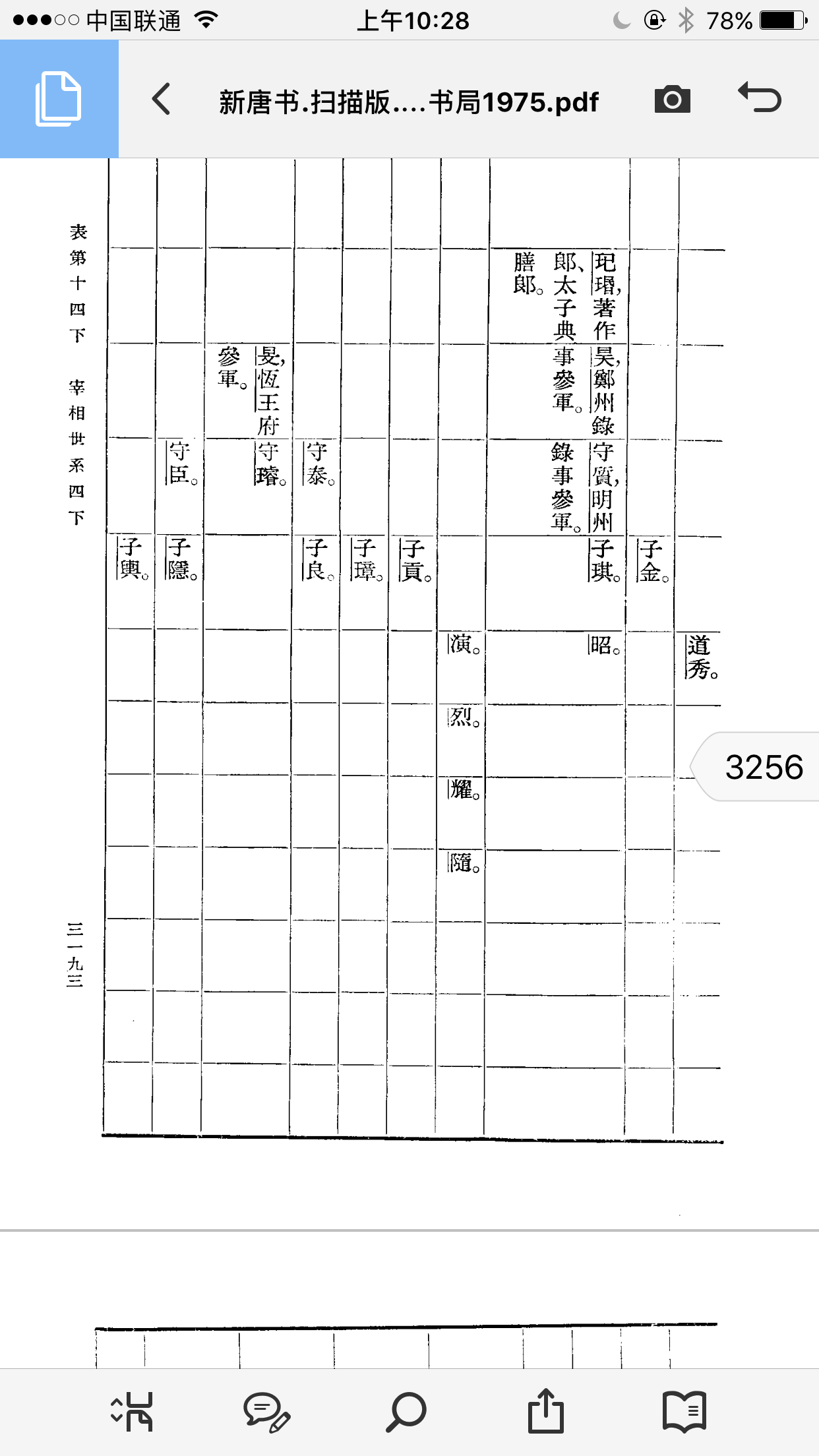 《新唐书宰相世系》摘录（谱牒资料）.png